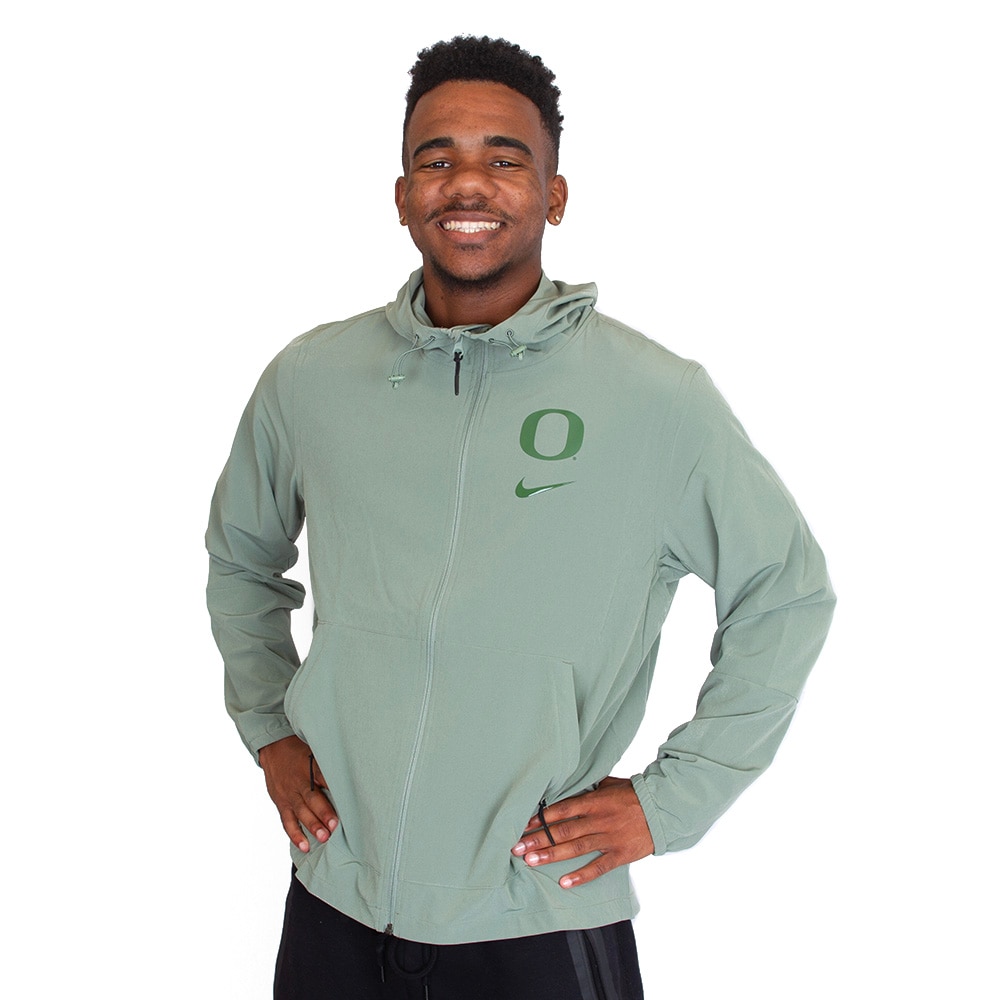 Classic Oregon O, Nike, Green, Coat/Jacket, Performance/Dri-FIT, Men, Premium, Full Zip, 798008